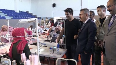 Ünlü giyim markalarının ürünlerinin Ağrı'da üretilmesi hedefleniyor 