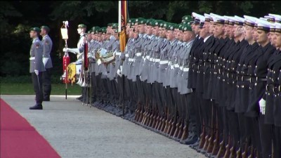 Cumhurbaşkanı Erdoğan Almanya'da - Karşılama töreni (1) - BERLİN 