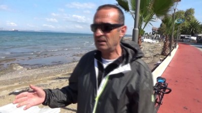  Deniz suyu çekildi, vatandaşlar deprem sinyali zannetti