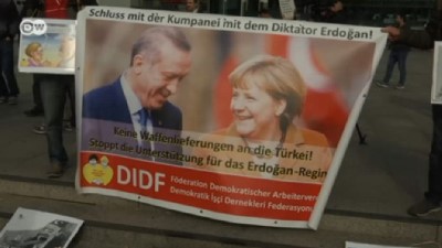 Erdoğan Berlin'de protesto edildi