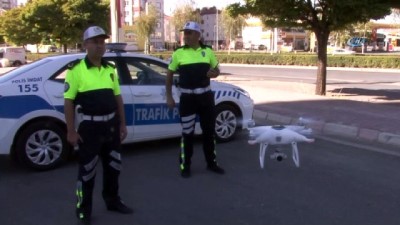 trafik denetimi -  Işık ihlali yapan sürücüler drone ile böyle tespit edildi Videosu