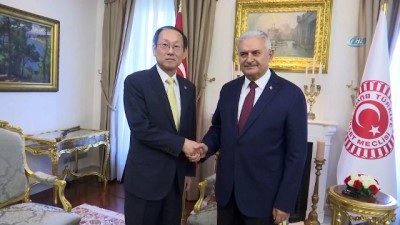  TBMM Başkanı Yıldırım, Gürcistan ve Güney Kore Ankara Büyükelçilerini kabul etti 