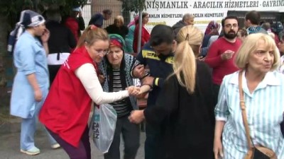  Yangının çıktığı huzurevi sakinlerinin yaşadığı korku dolu anlar kamerada 