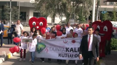 kalp sagligi -  29 Eylül Dünya Kalp Günü’nde sağlık için yürüdüler  Videosu