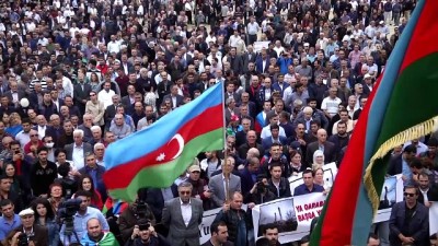 ozgurluk - Bakü'de Karabağ mitingi Videosu