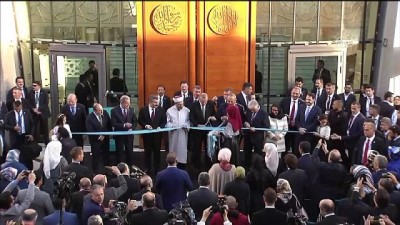 DİTİB Merkez Camisi açılışı Cumhurbaşkanı Erdoğan tarafından yapıldı - KÖLN