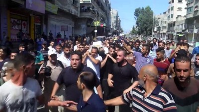 israil - Gazze şehitlerini uğurluyor - GAZZE  Videosu