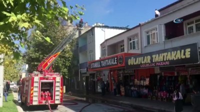 yangina mudahale -  Karasu'da çatı alev alev yandı  Videosu