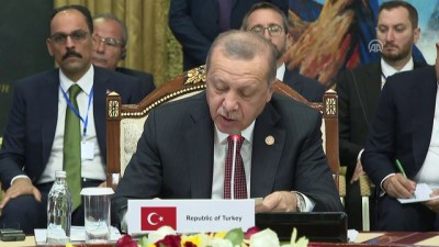 Erdoğan: 'Uluslararası ticaretin dolara olan bağımlılığı artık karşımıza engel olarak çıkmaya başladı' - ÇOLPON ATA 