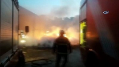 baros -  Kahramanmaraş’ta kereste fabrikasında yangın  Videosu