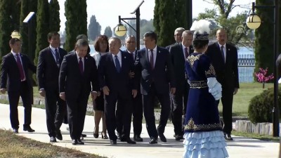 toplanti - 'Türk Konseyi 6. Devlet Başkanları Zirvesi' - Aile fotoğrafı - ÇOLPON ATA  Videosu