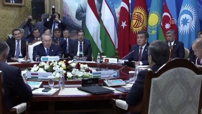 toplanti - 'Türk Konseyi 6. Devlet Başkanları Zirvesi' - Kırgızistan Cumhurbaşkanı Ceenbekov - ÇOLPON ATA  Videosu