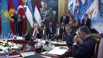 toplanti - 'Türk Konseyi 6. Devlet Başkanları Zirvesi' - Özbekistan Cumhurbaşkanı Mirziyovev - ÇOLPON ATA  Videosu