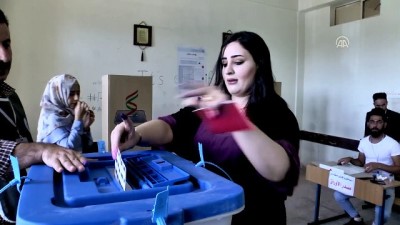 IKBY'de oy verme işlemi devam ediyor - ERBİL 