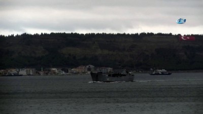  Rus savaş gemisi Çanakkale Boğazı'ndan geçti 