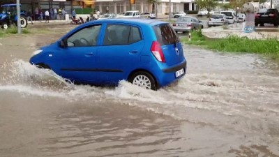 kasirga -  Tire sağanak yağışa teslim oldu Videosu