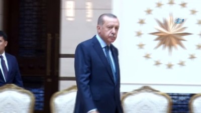  Cumhurbaşkanı Erdoğan, Gabon Büyükelçisi'ni kabul etti
