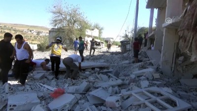 muhalifler - İdlib'e hava saldırısı - İDLİB Videosu