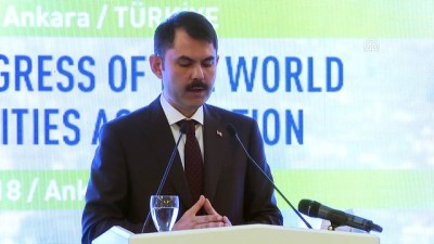 Bakan Kurum: ''Şehirlerin ekonomik güç olduğu yeni bir dünyanın kurulduğunu izliyoruz'' - ANKARA 