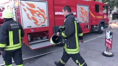 Bodrum'da kafede yangın - MUĞLA 