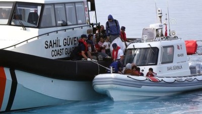 akkale - Çanakkale'de 42 düzensiz göçmen yakalandı  Videosu