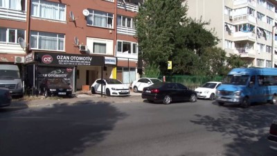  Maltepe'de midibüs galeriye böyle girdi 