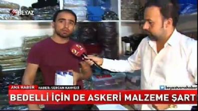 beyaz haber - Askeri malzeme için 300 lira yeterli! Videosu