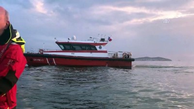 gemi trafigi - Helikopter kazası - Kaza yeri denizden detaylar (10) - İSTANBUL Videosu