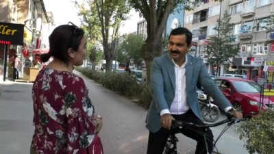 makam araci -  Kırşehir Belediye Başkanı, makam aracını bıraktı bisiklete bindi  Videosu