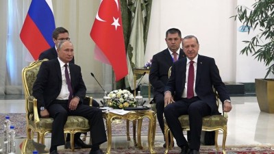 uclu zirve -  - Cumhurbaşkanı Erdoğan Putin İle Görüştü  Videosu