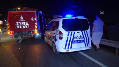 istinat duvari - Kağıthane’de trafik kazası: 1 yaralı - İSTANBUL  Videosu