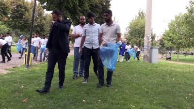 AK Parti'li gençlerden temizlik seferberliği - DİYARBAKIR