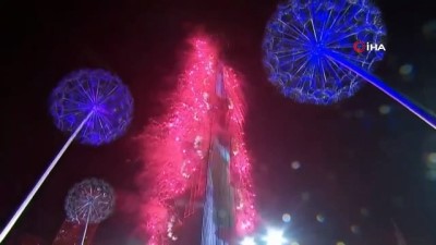 isik gosterisi -  - Dubai'de Yeni Yıl Coşkuyla Kutlandı  Videosu