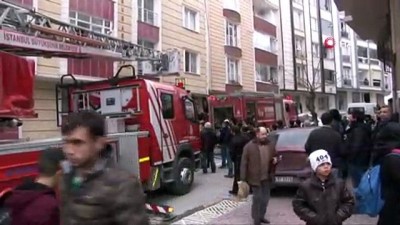  Esenyurt'ta bir apartmanda çıkan yangında mahsur kalan 14 kişi itfaiye ekiplerince kurtarıldı
