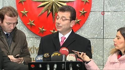  İstanbul Büyükşehir Belediye Başkan Adayı Ekrem İmamoğlu: 'Cumhurbaşkanı tarafınızdan oyunuza talibim'