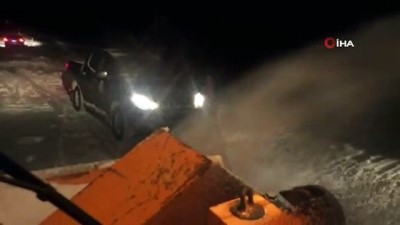  Kars’ta bir kişi donmaktan son anda kurtuldu 