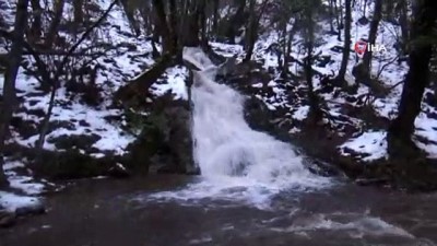  Kazdağları'nda eriyen karlar su baskınlarına sebep oldu 