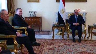  - Pompeo, Mısır Cumhurbaşkanı Sisi İle Görüştü 