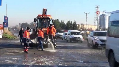polis -  Şanlıurfa’da buzlanma zincirleme kazaya neden oldu Videosu