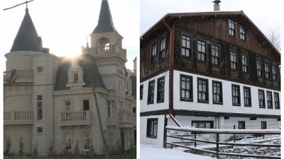 Tepkilere rağmen sahipleri 'şato evler'i savunuyor: Mudurnu'nun tarihi dokusuna zararı yok 