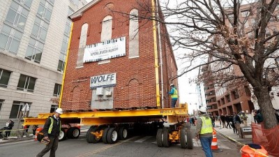 Video | Washington'un en büyük sinagogu başka bir sokağa taşındı