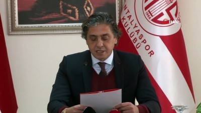 Antalyaspor'dan transfer açıklaması 