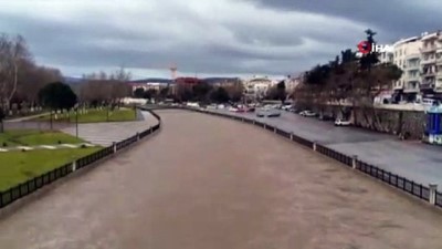  Biga’da taşkın tehlikesi 