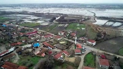 Ergene Nehri'nin debisi yükseldi - KIRKLARELİ 