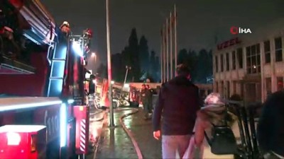 polis -  Eyüpsultan'da korkutan fabrika yangını Videosu