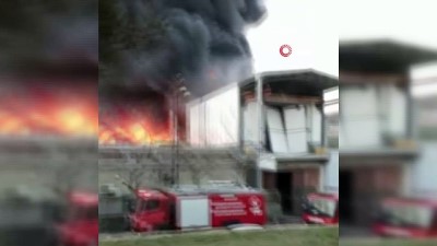  Gaziantep sanayi sitesinde yangın