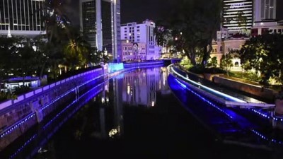 isik gosterisi - 'Hayat Nehri' Kuala Lumpur akşamlarını renklendiriyor  Videosu