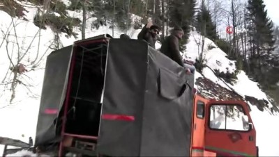  Karagöl dondu, kartpostallık görüntüler ortaya çıktı