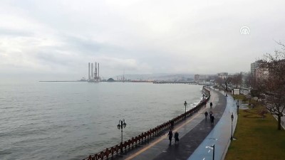demir parmaklik - Marmara'da lodos etkisini sürdürüyor  Videosu