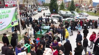 Safranbolu'da bez çanta dağıtımı - KARABÜK